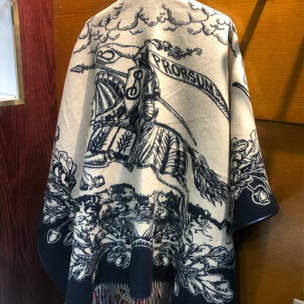 Burberry Multicolor Checkered Scarf with Fringe - Picture 2 of 7